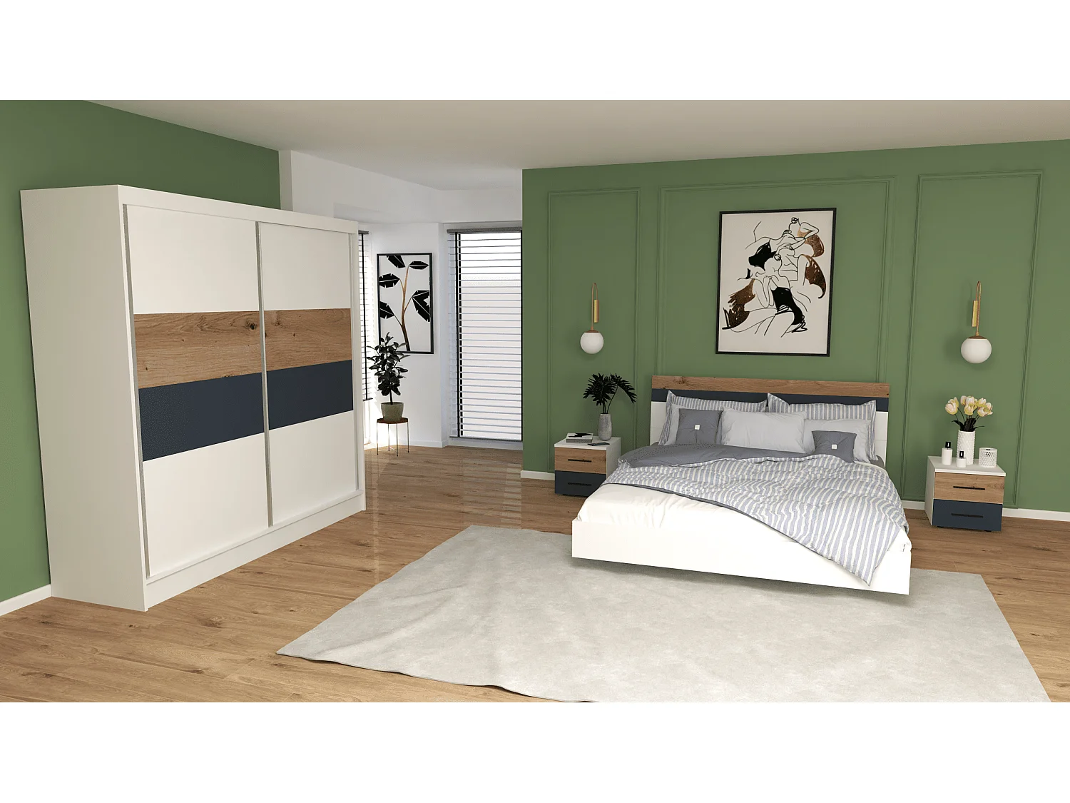 Set da camera da letto Genova