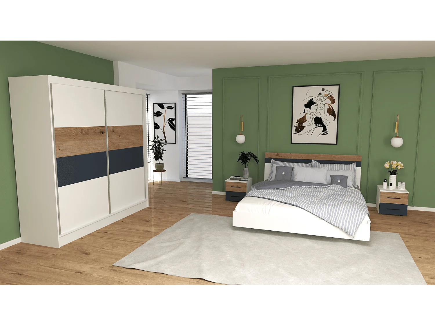 Set da camera da letto Genova