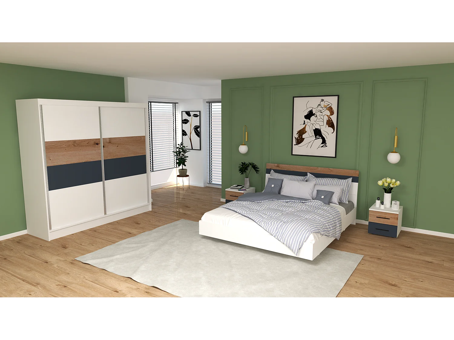 Set da camera da letto Genova