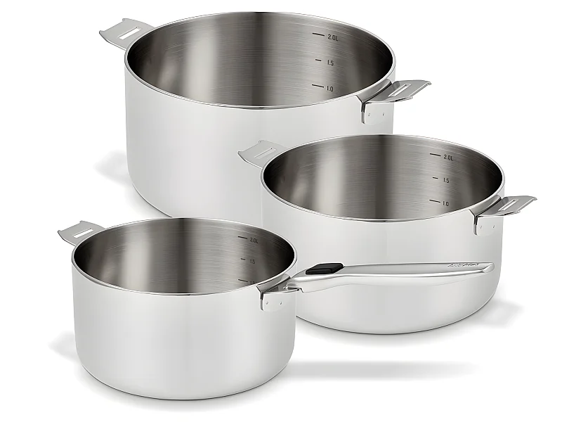 Beka Série de 3 casseroles inox 16/18/20cm - 101210