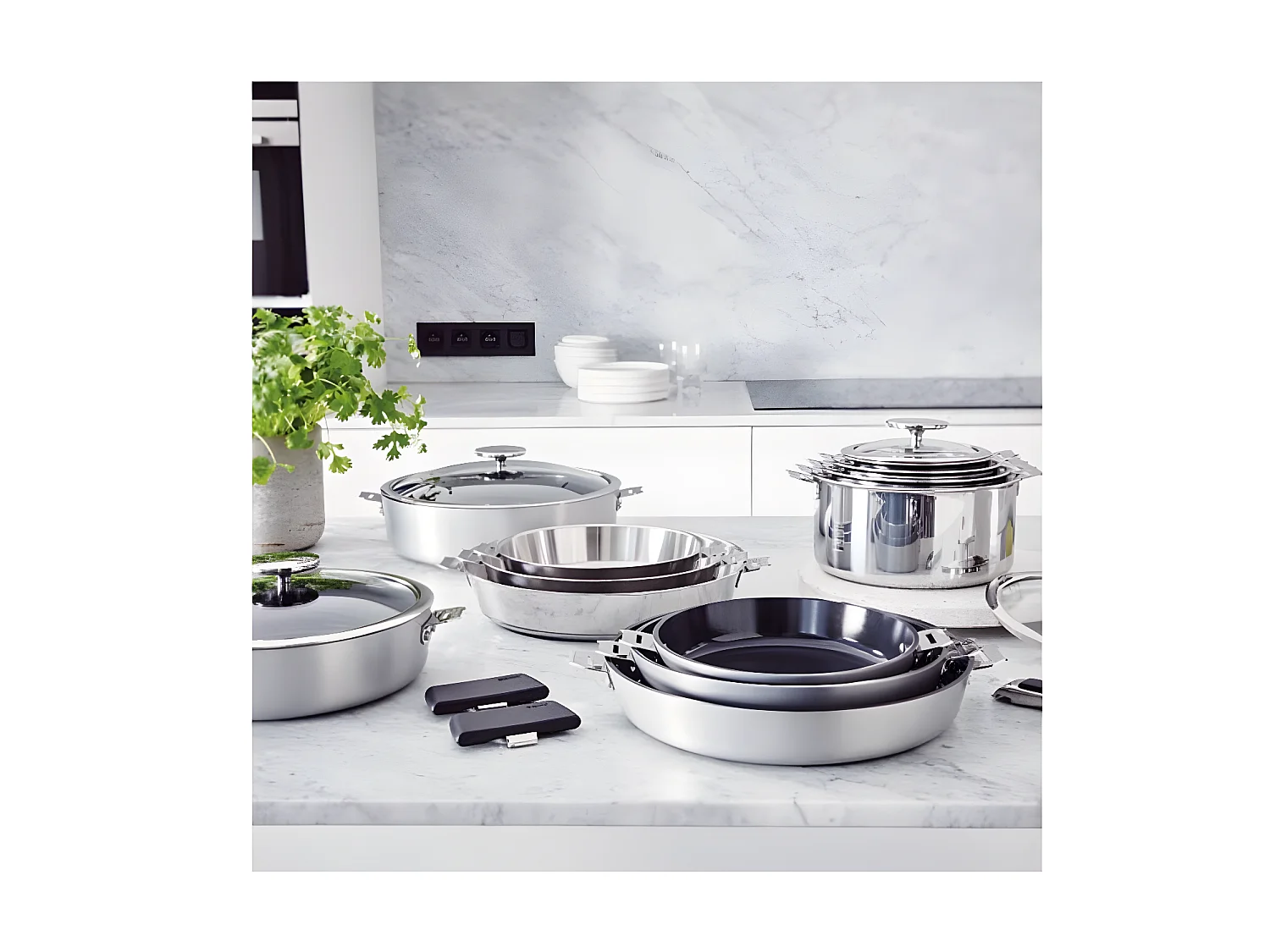 Beka Série de 3 casseroles inox 16/18/20cm - 101210