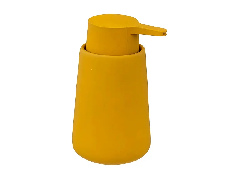 Distributeur de Savon "Cocon" 14cm Jaune Moutarde