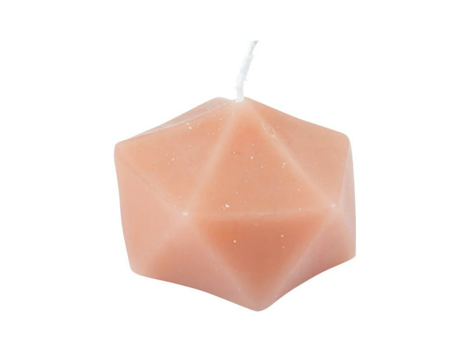 Bougie Déco Origami "Arty" 7cm Blush