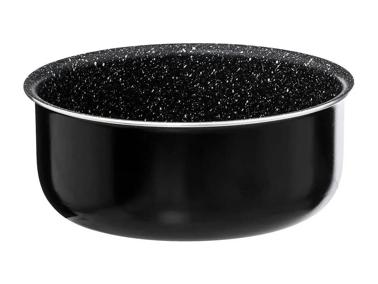 Casserole en Aluminium "Amovible" 18cm Noir