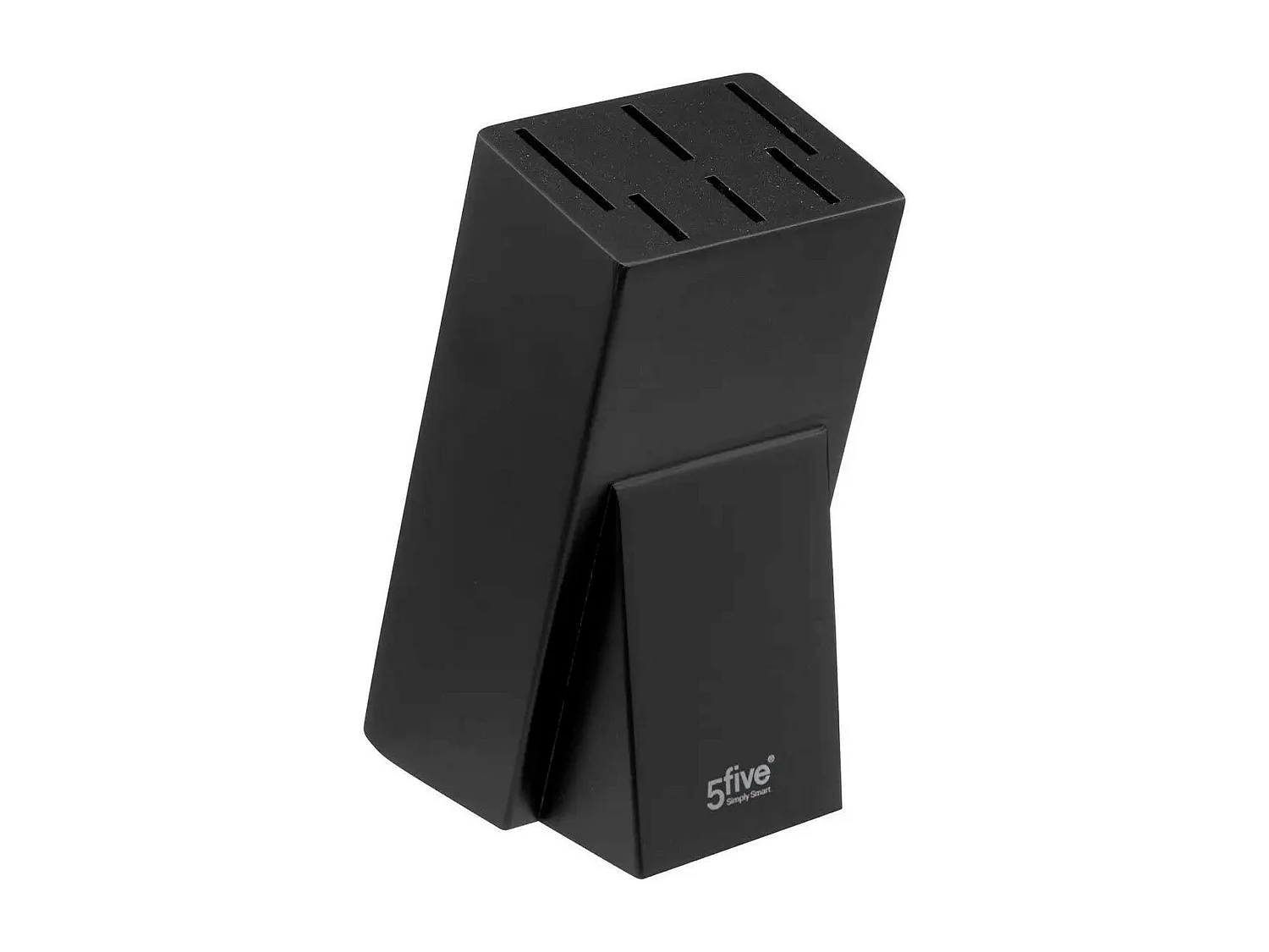 Bloc 6 Couteaux Design "Caractère" 34cm Noir