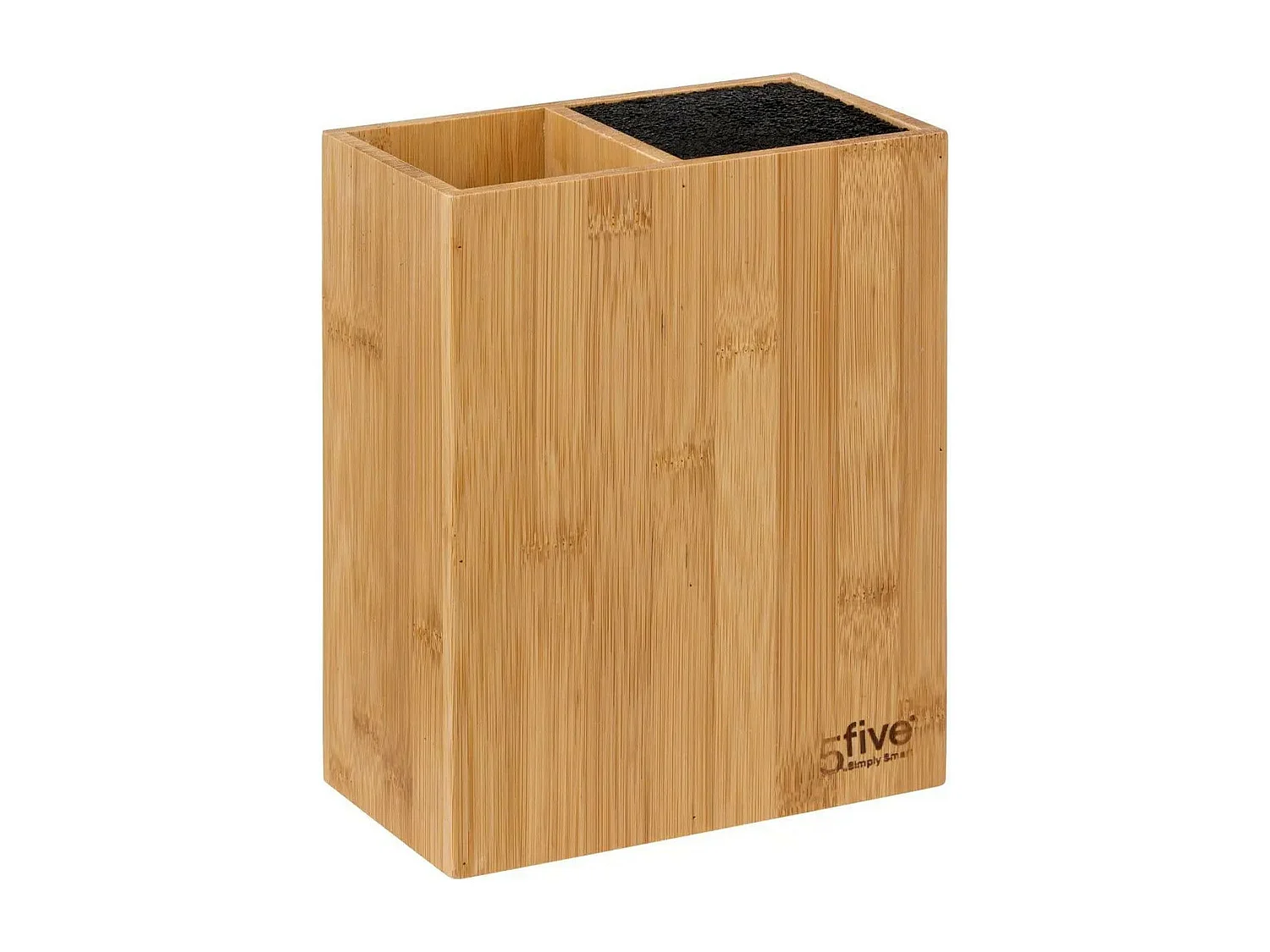 Bloc Couteaux & Ustensiles "Blackbamboo" 35cm Naturel