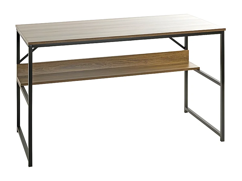 Bureau Design "Ademo" 120cm Chêne & Noir