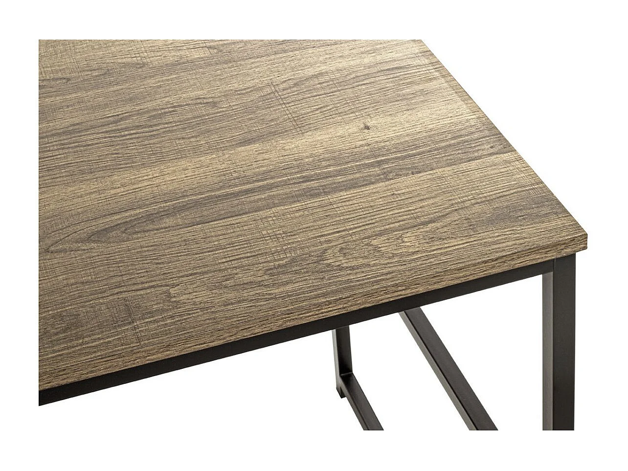 Bureau Design "Ademo" 120cm Chêne & Noir