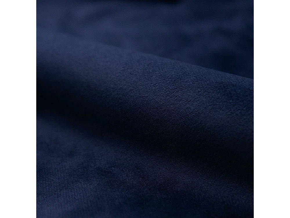 Set de 2 sillas de bar en terciopelo azul oscuro 75 cm - Henrik