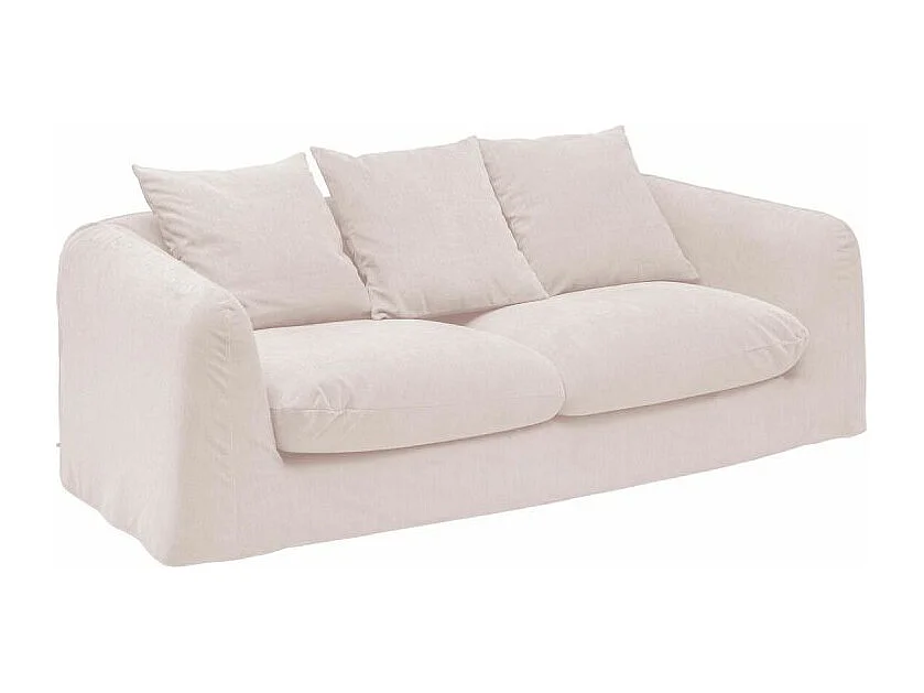 Canapé 3 Places Design "Emile" 216cm Lin