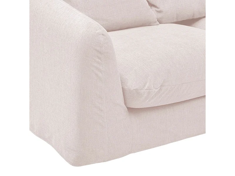 Canapé 3 Places Design "Emile" 216cm Lin