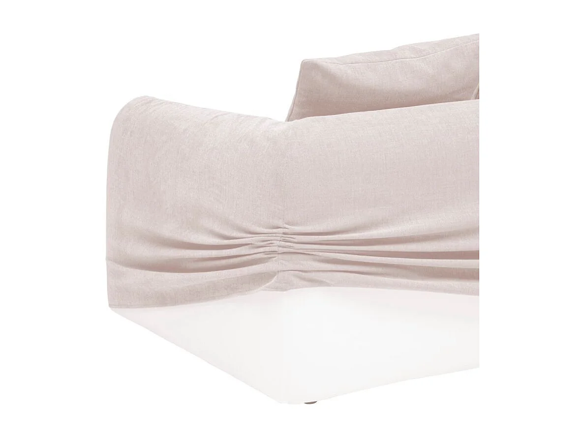 Canapé 3 Places Design "Emile" 216cm Lin