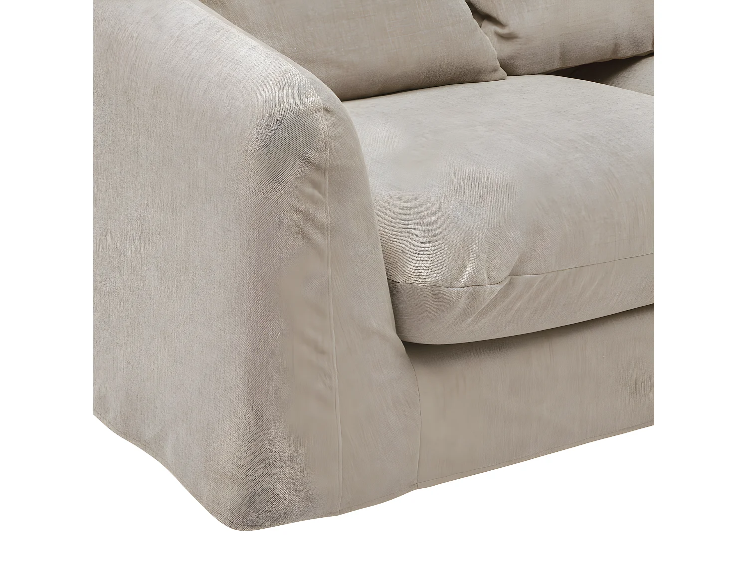 Canapé 3 Places Design "Emile" 216cm Gris