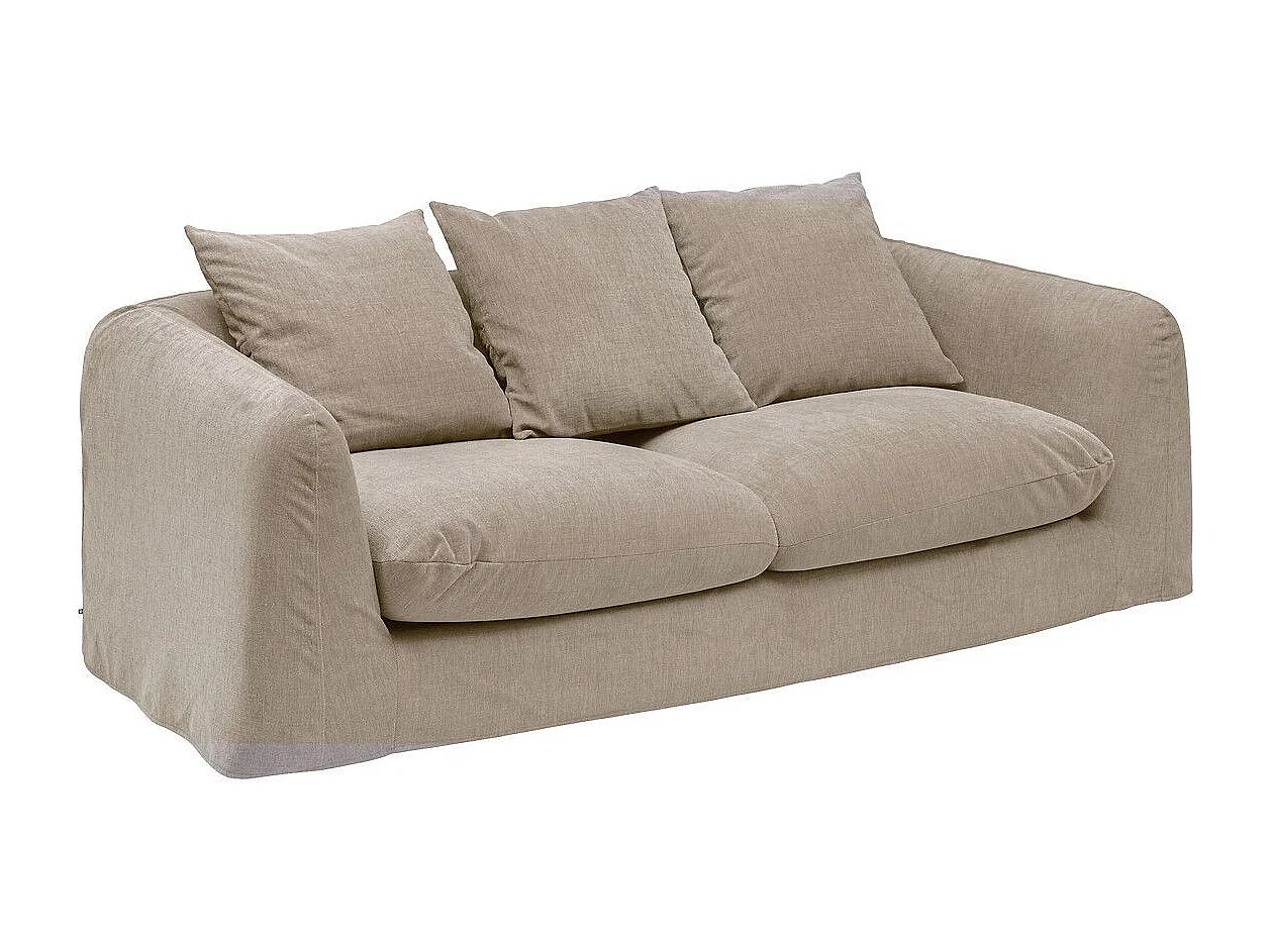 Canapé 3 Places Design "Emile" 216cm Gris