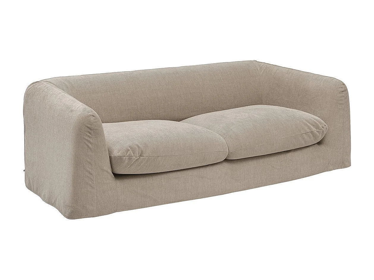 Canapé 3 Places Design "Emile" 216cm Gris