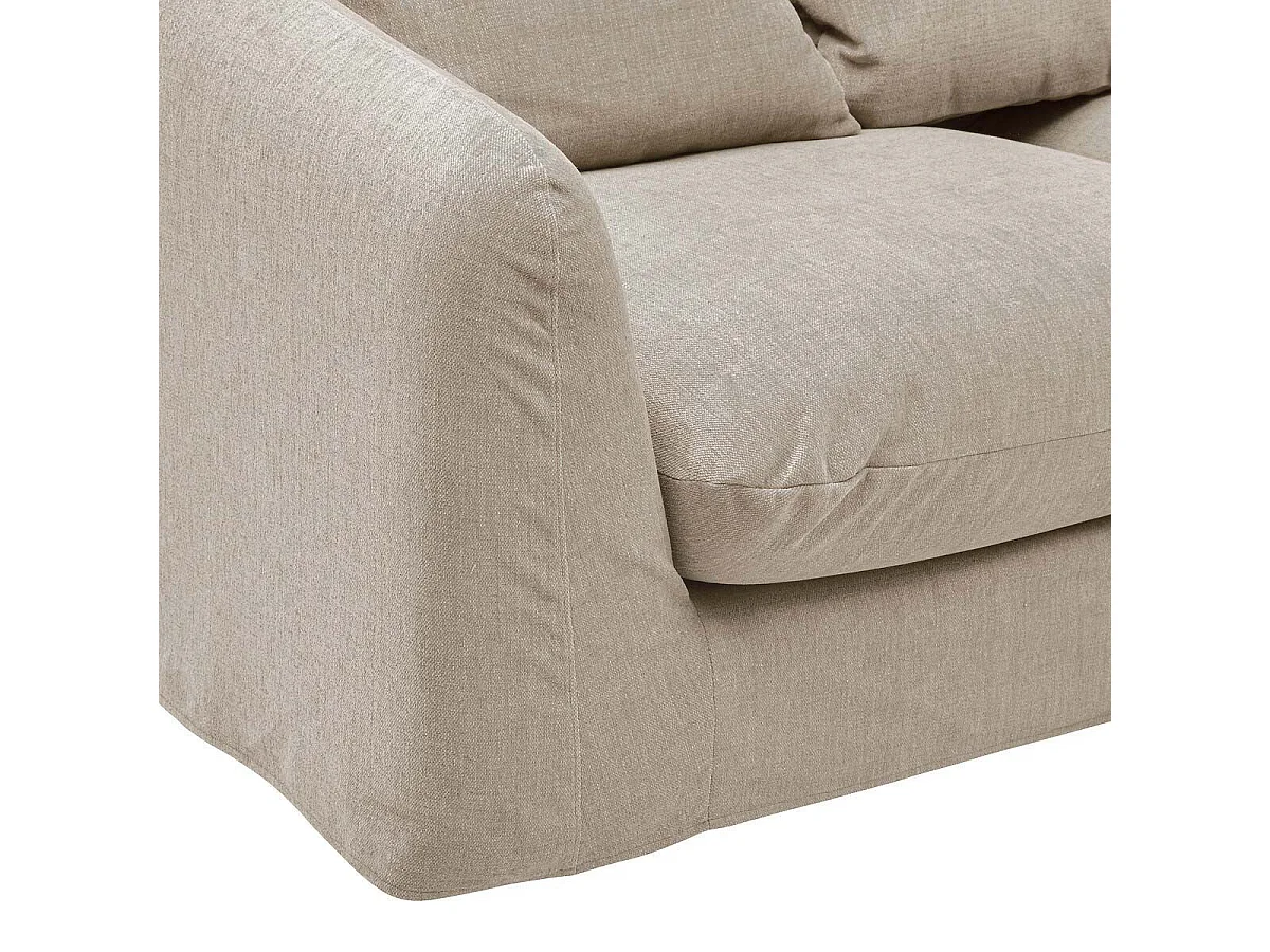 Canapé 3 Places Design "Emile" 216cm Gris