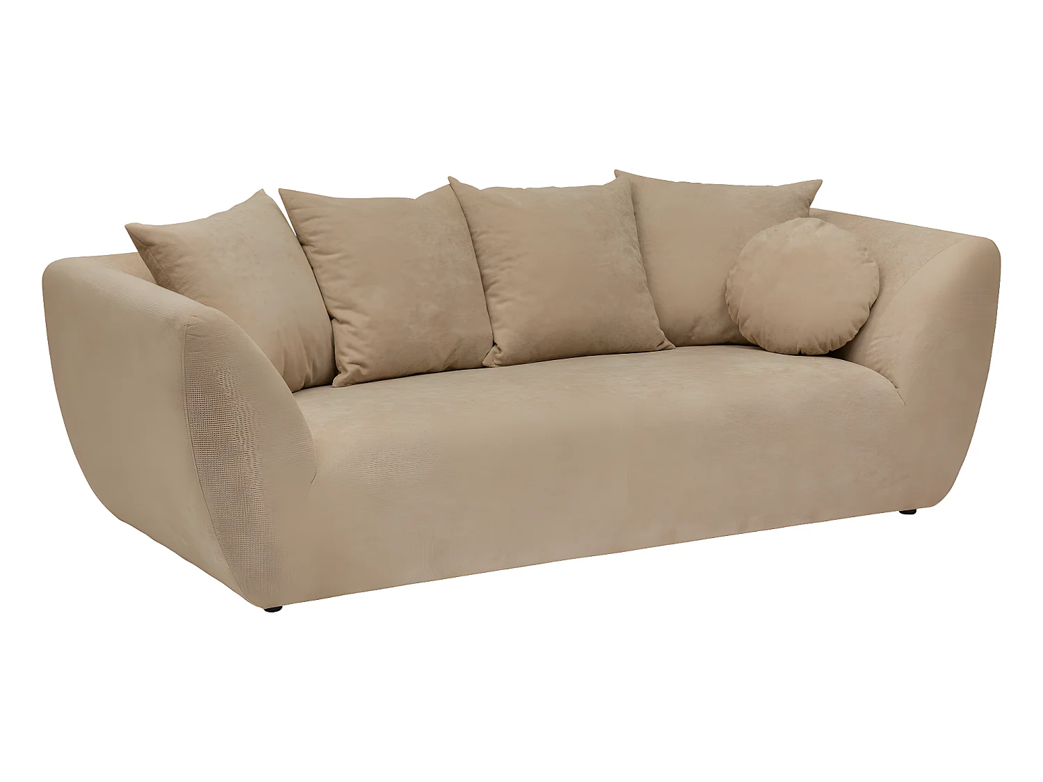 Canapé 3 Places Design "Floyd" 226cm Beige Lin