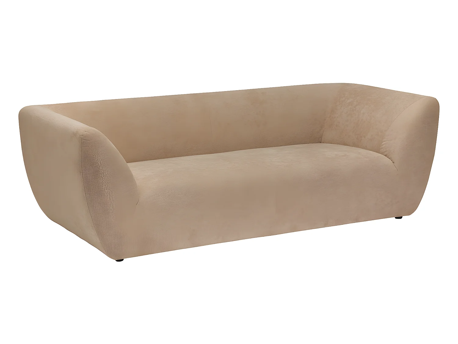 Canapé 3 Places Design "Floyd" 226cm Beige Lin