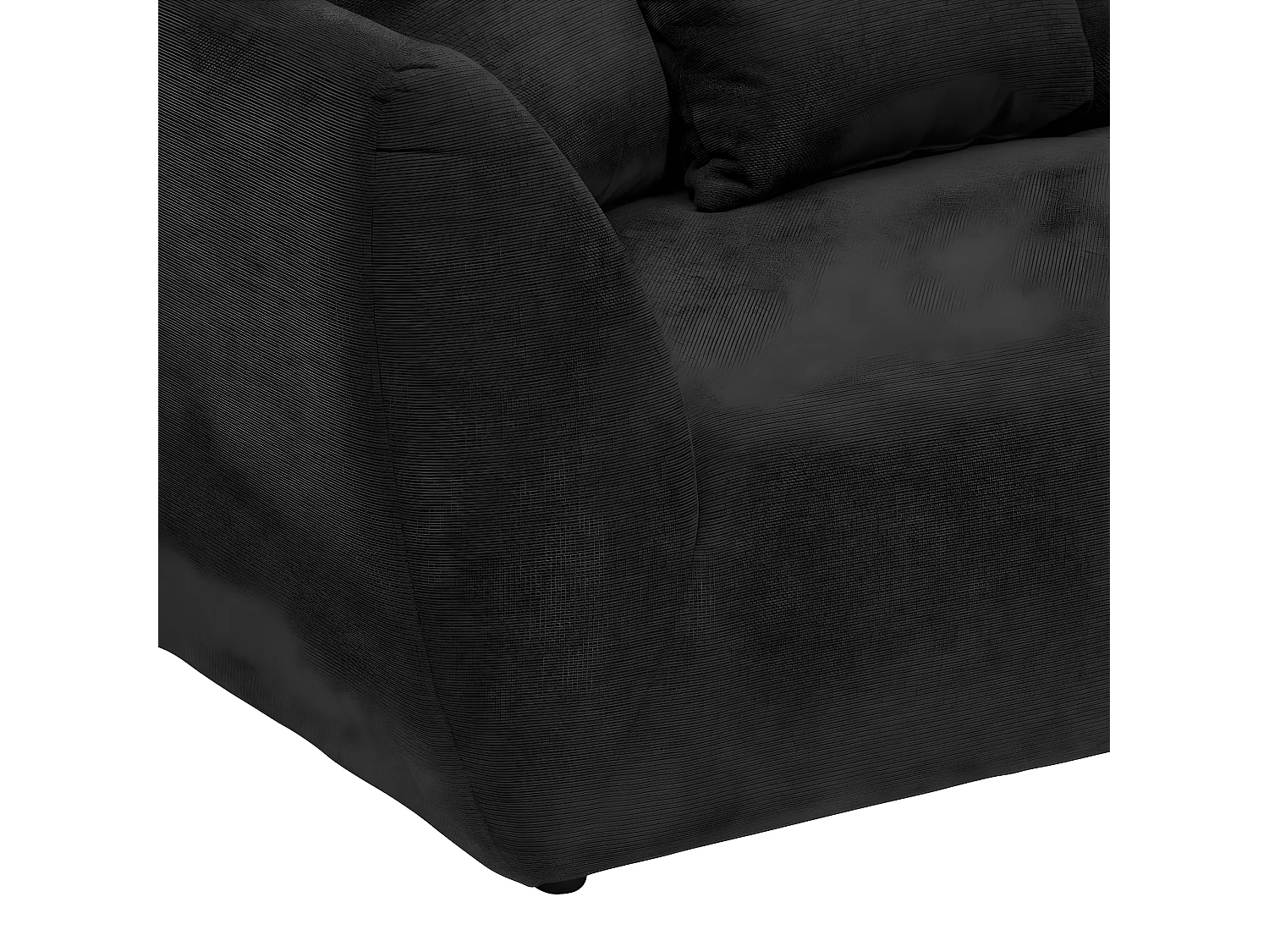 Canapé 3 Places Design "Floyd" 226cm Gris Foncé