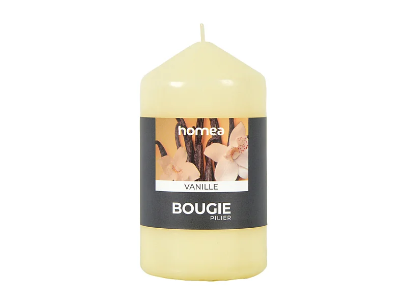 Bougie Pilier "Essentiel II" 11cm Vanille