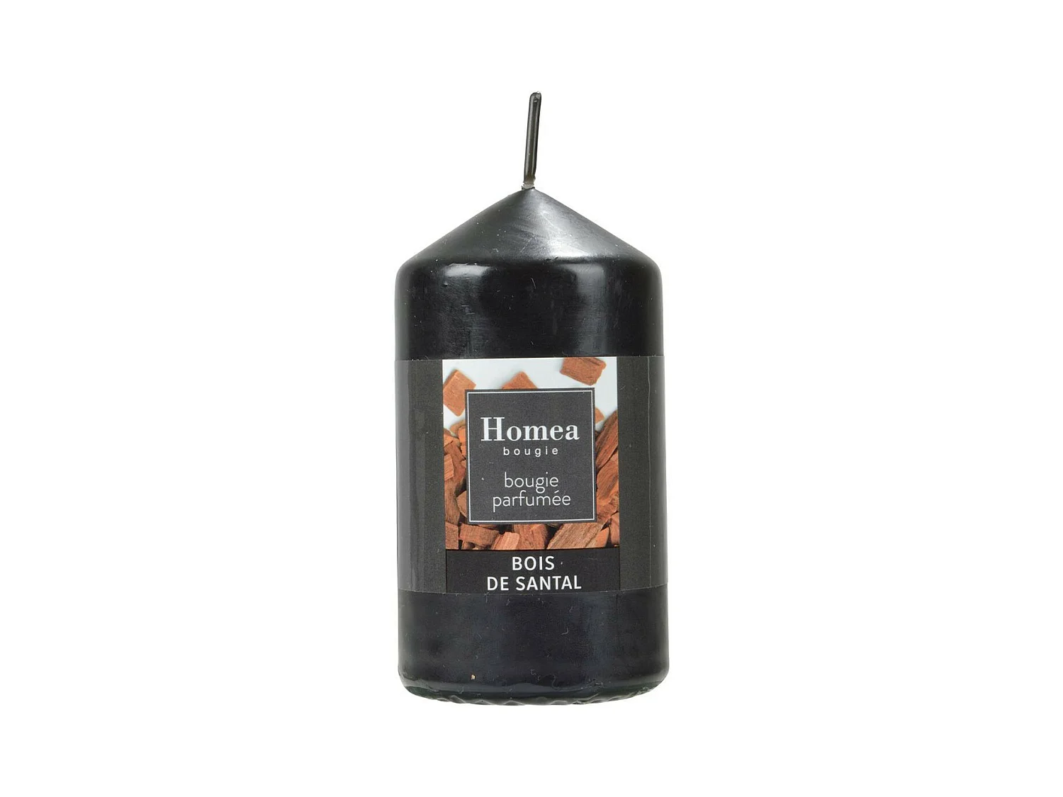 Bougie Pilier "Essentiel II" 11cm Bois de Santal