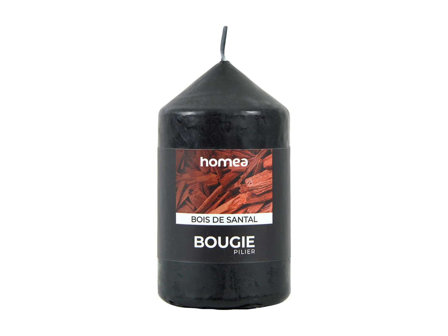 Bougie Pilier "Essentiel II" 11cm Bois de Santal