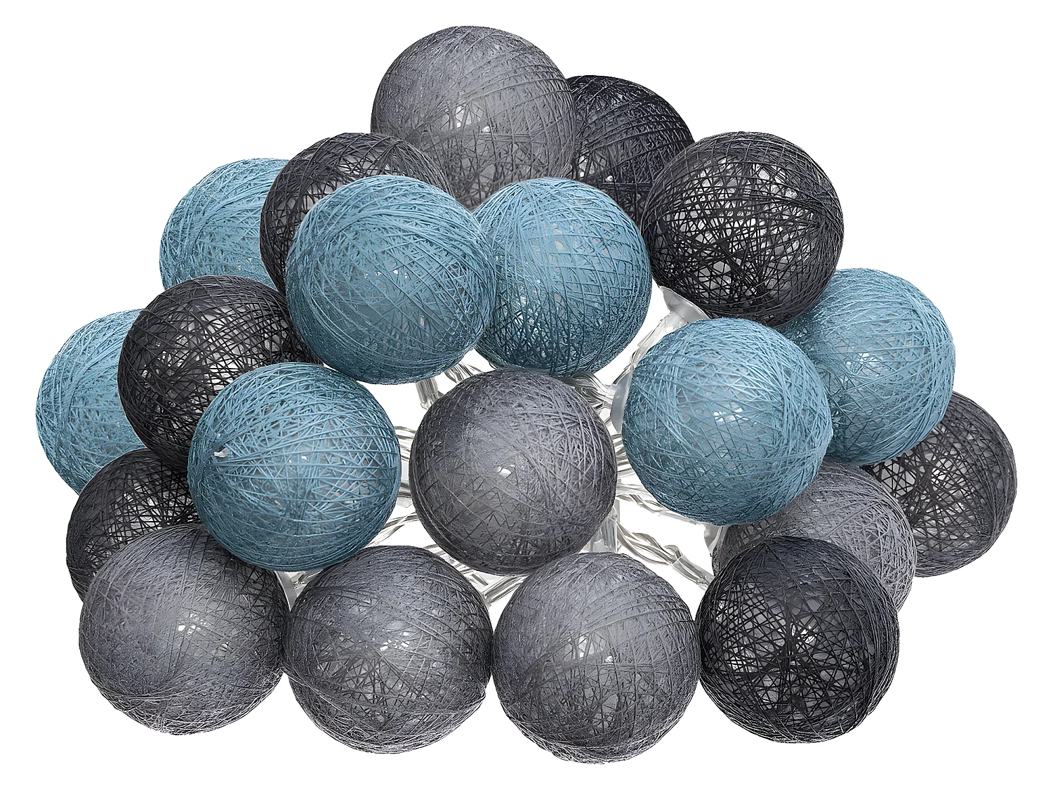 Guirlande Led 20 Boules "Winter" 435cm Multicolore