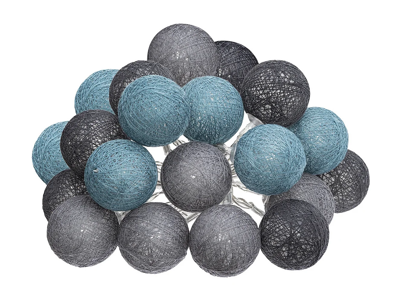 Guirlande Led 20 Boules "Winter" 435cm Multicolore