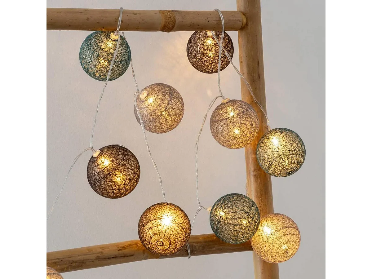Guirlande Led 20 Boules "Winter" 435cm Multicolore