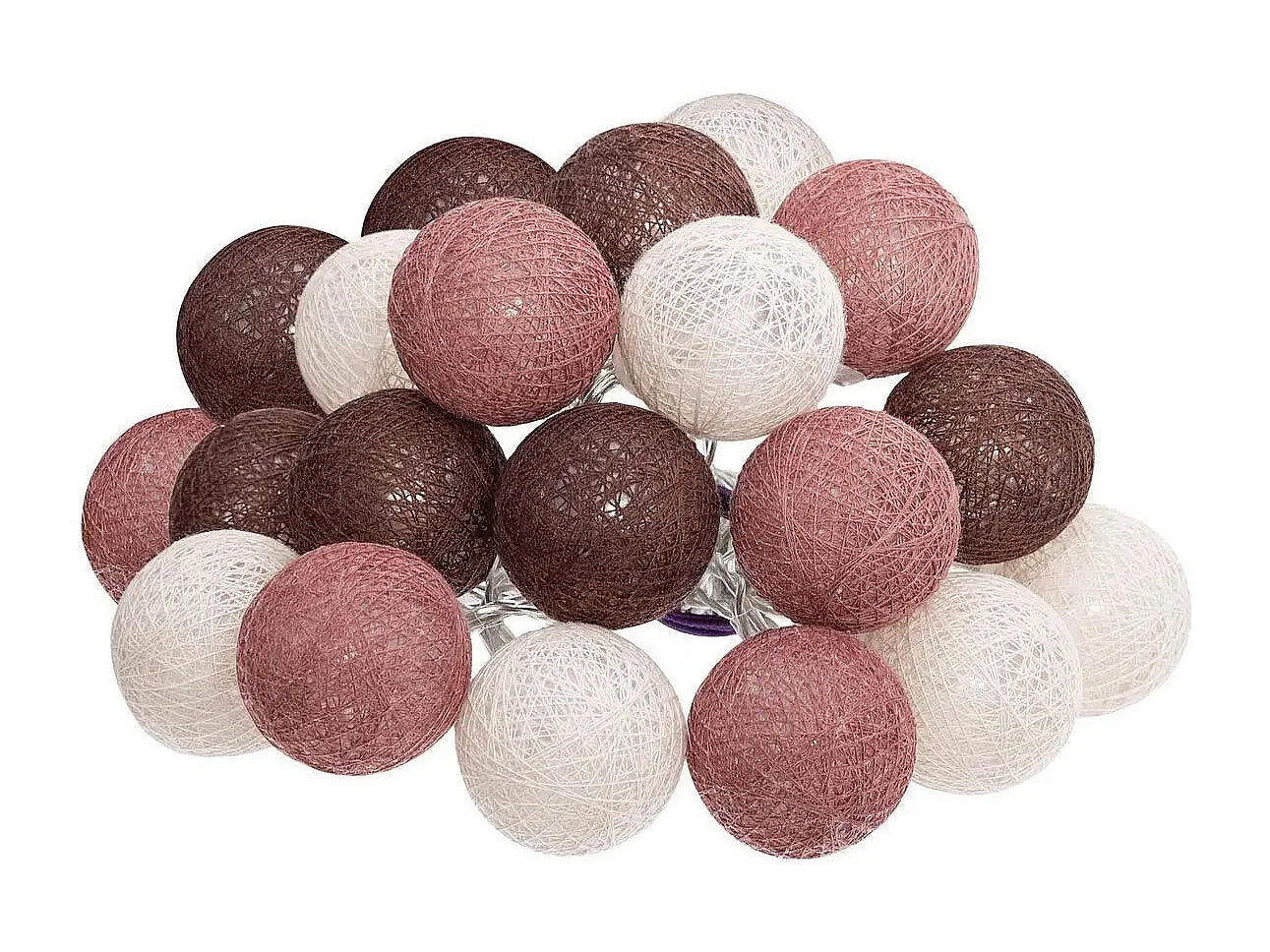 Guirlande Led 20 Boules "Dune" 435cm Multicolore