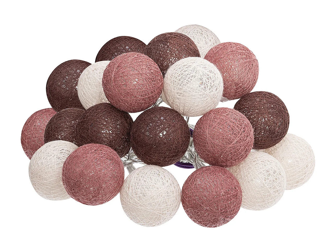 Guirlande Led 20 Boules "Dune" 435cm Multicolore