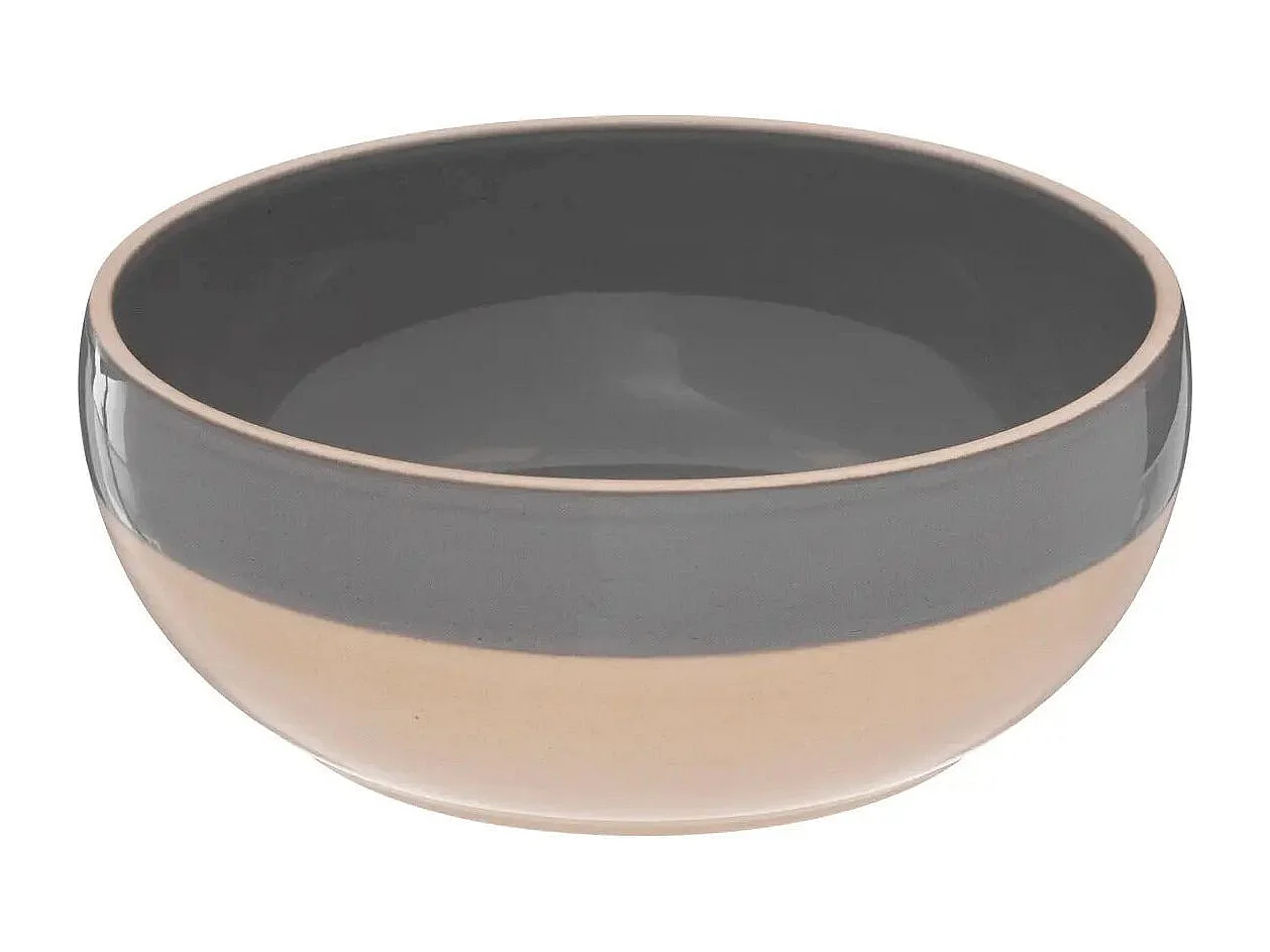 Lot de 6 Bols Design "Asma" 55cl Gris