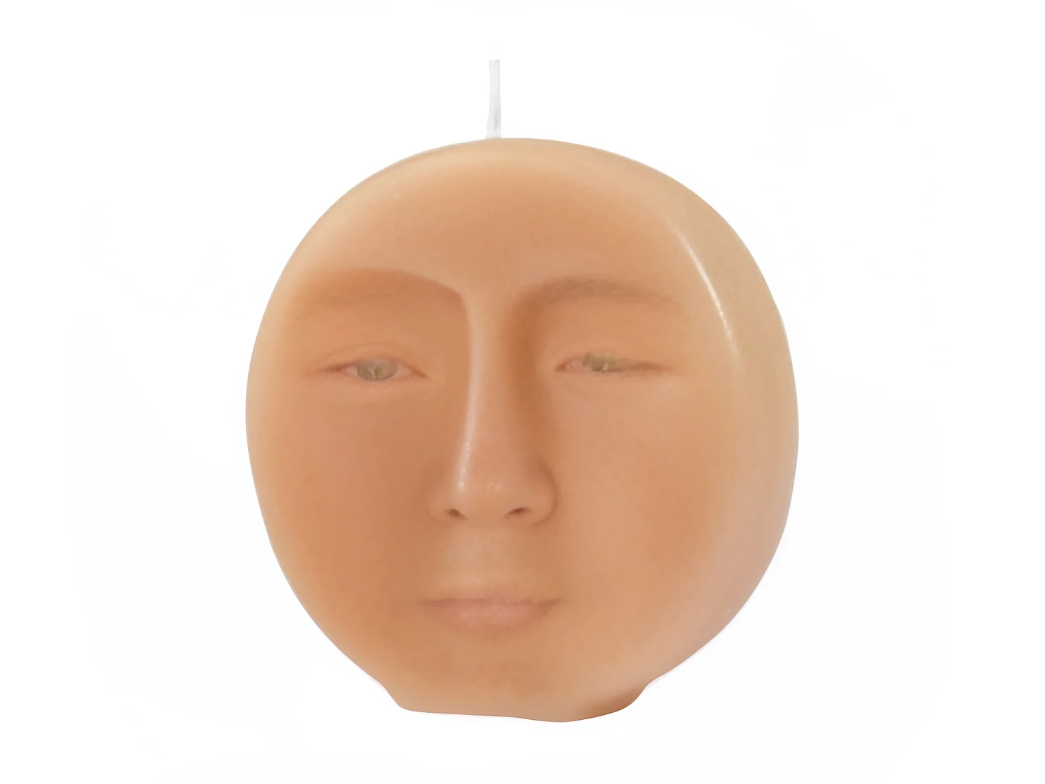 Bougie Déco Visage "Arty" 9cm Semoule