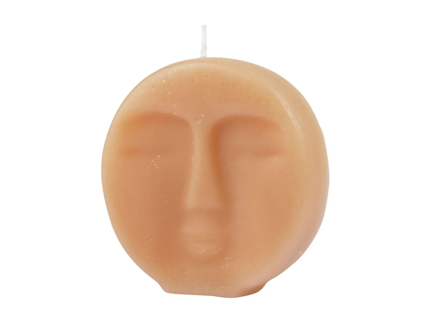 Bougie Déco Visage "Arty" 9cm Semoule