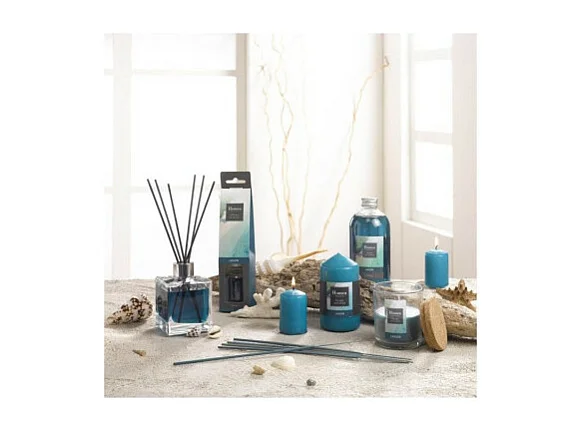 Bougie Pilier "Essentiel II" 15cm Lagon
