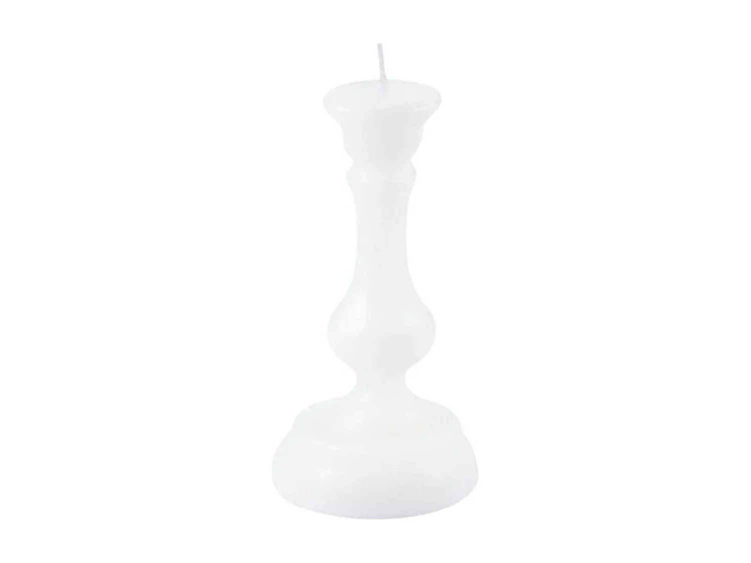 Bougie Déco Chandelier "Arty" 13cm Blanc