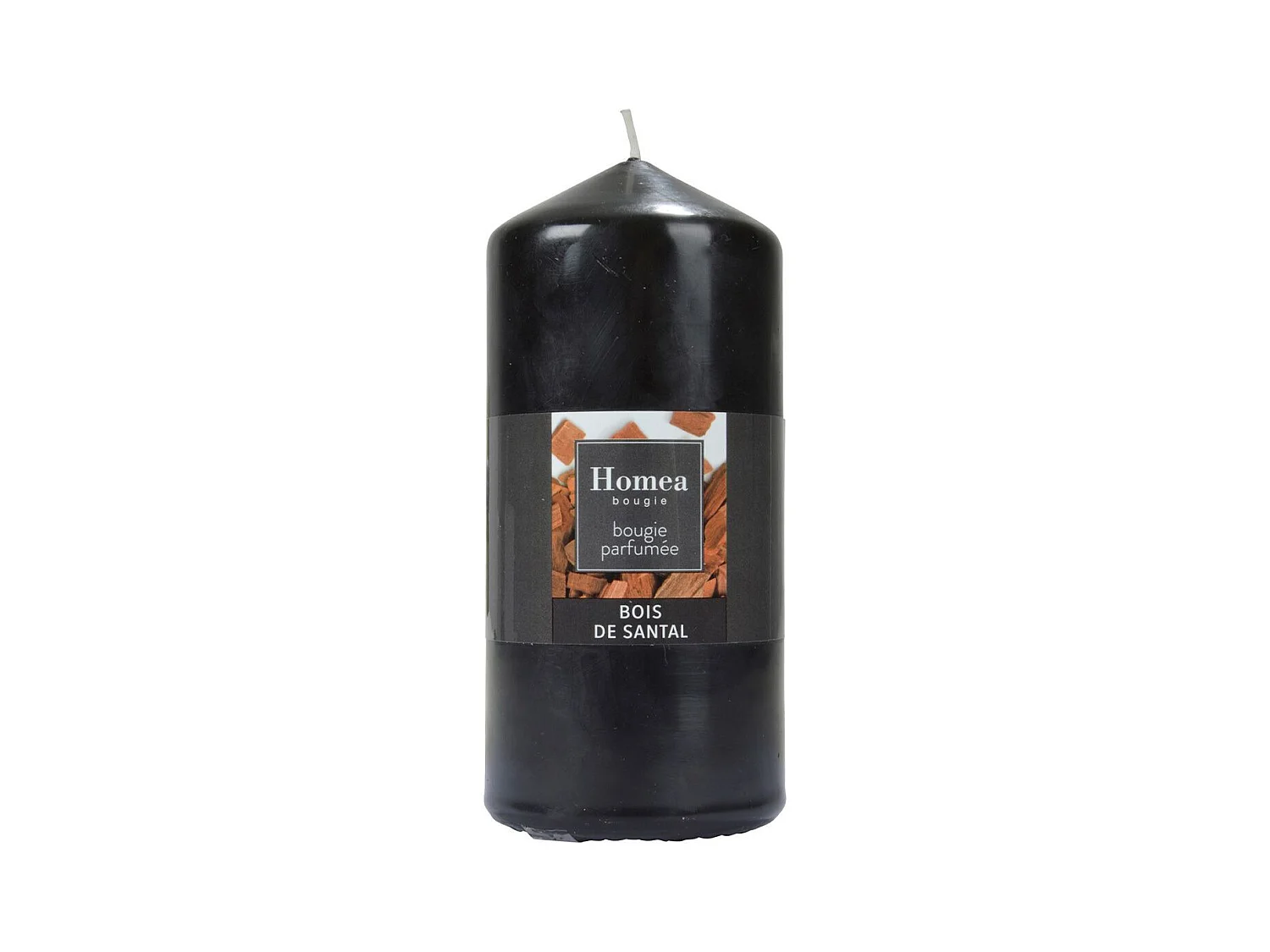 Bougie Pilier "Essentiel II" 15cm Bois de Santal