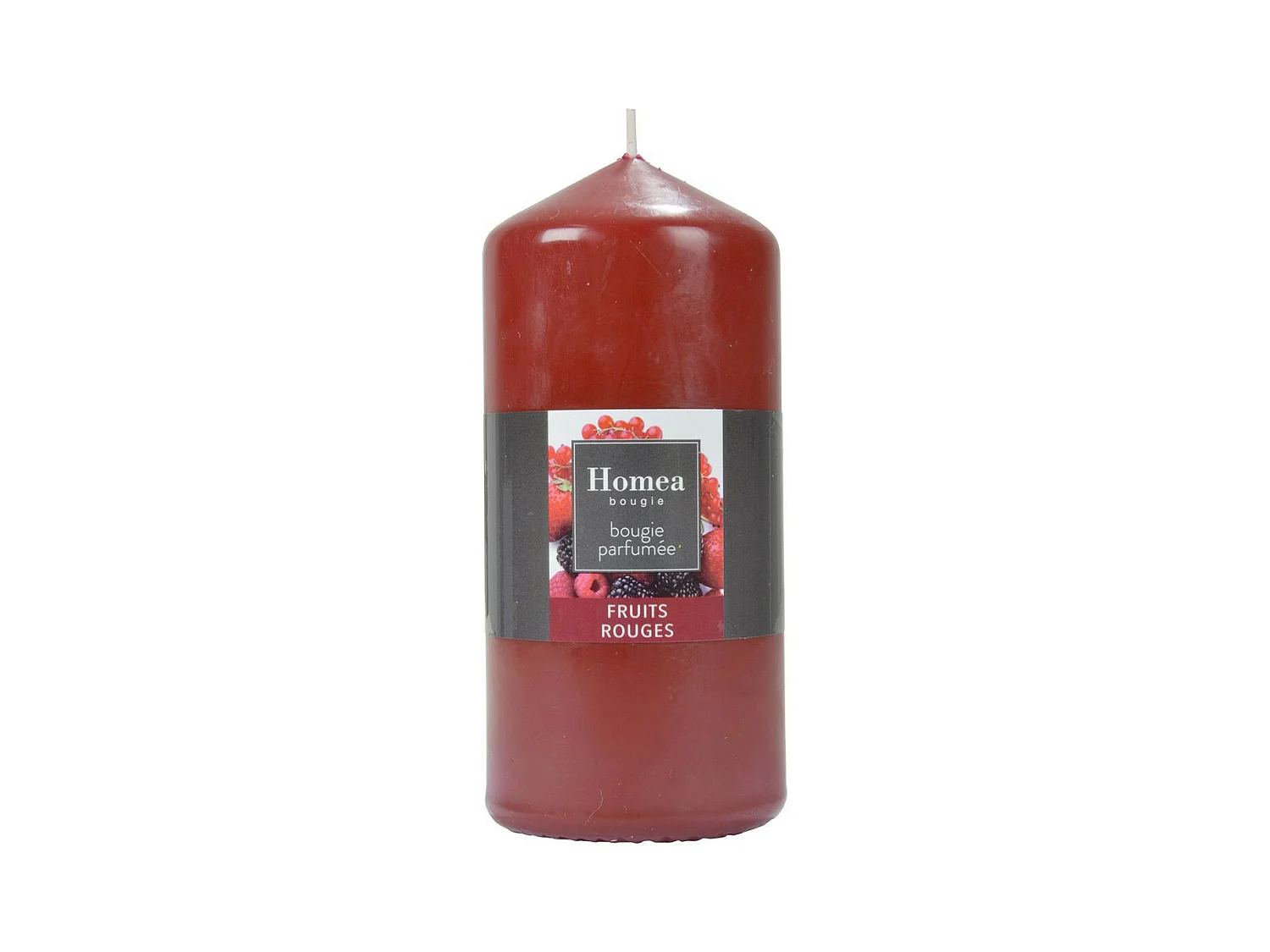 Bougie Pilier "Essentiel II" 15cm Fruits Rouges