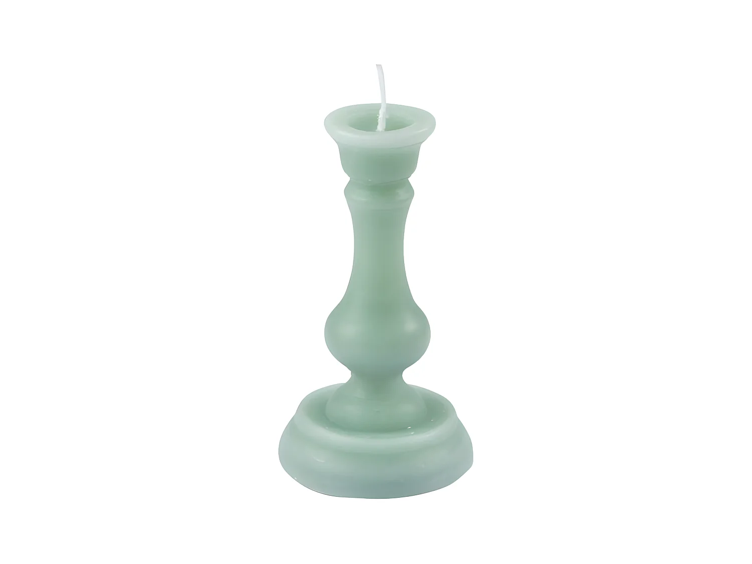 Bougie Déco Chandelier "Arty" 13cm Vert Céladon