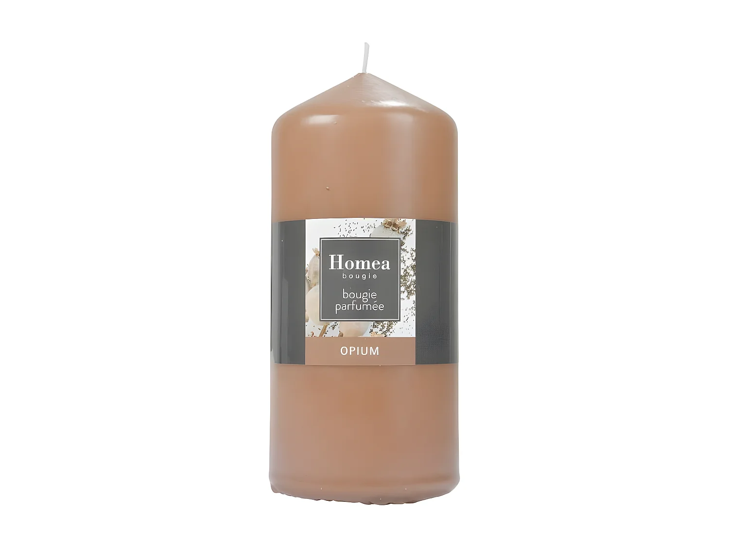 Bougie Pilier "Essentiel II" 15cm Opium