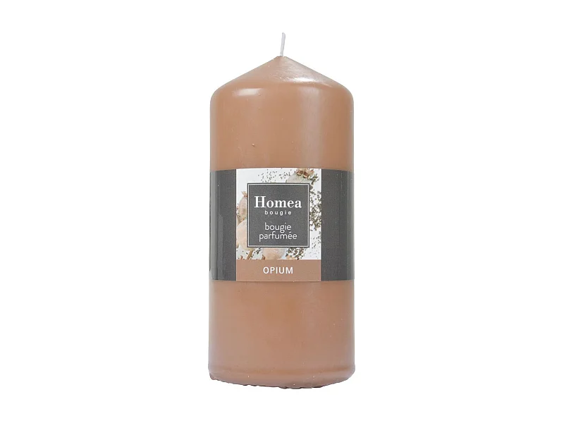 Bougie Pilier "Essentiel II" 15cm Opium