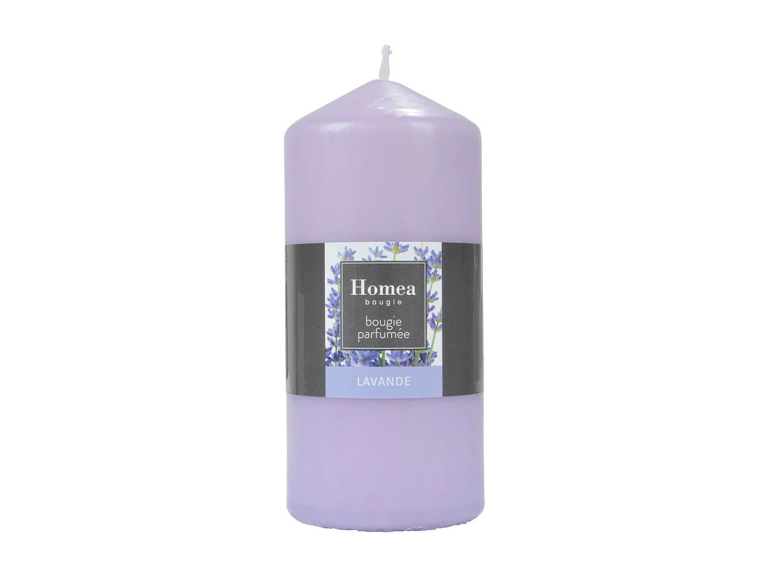 Bougie Pilier "Essentiel II" 15cm Lavande