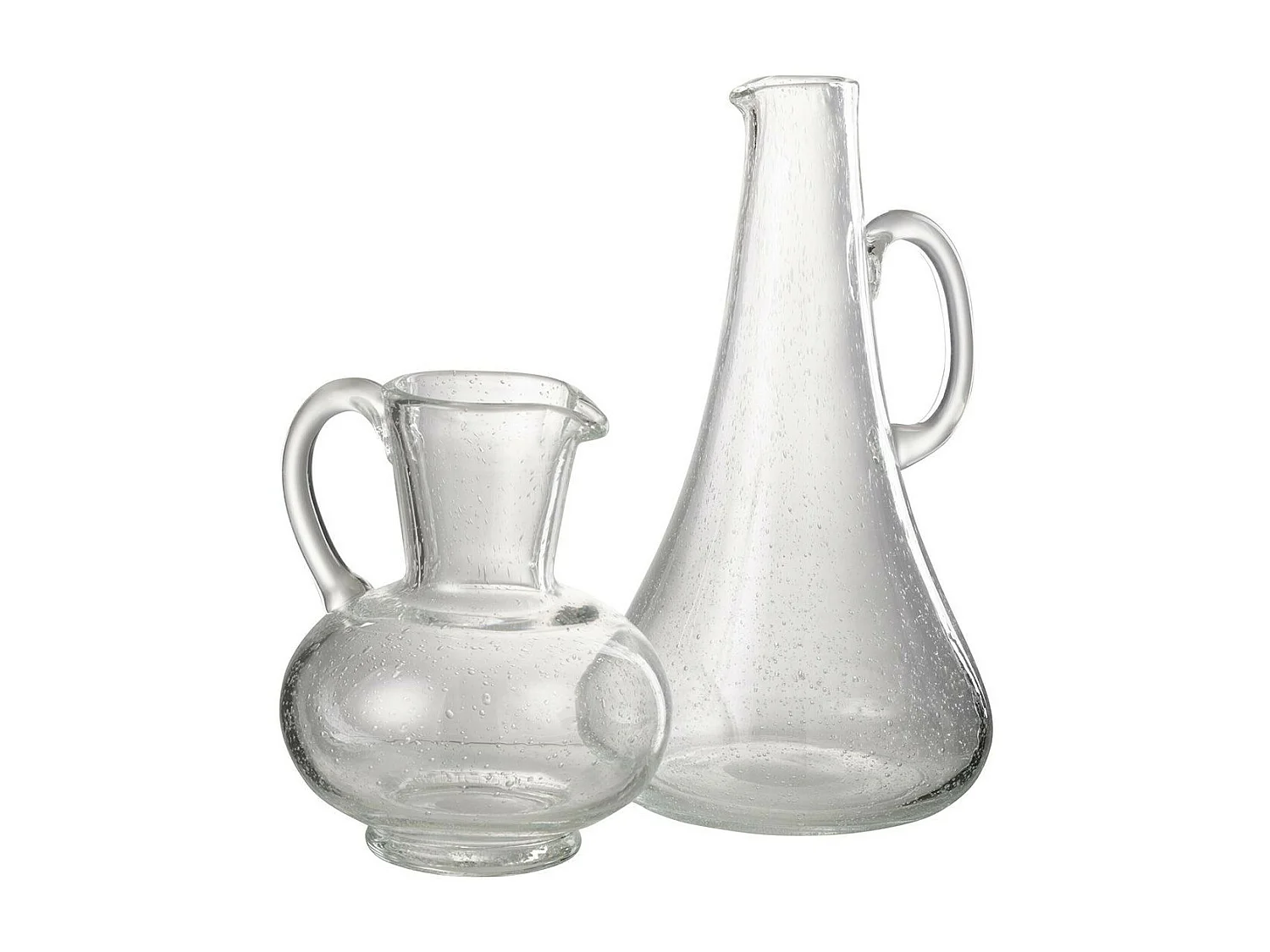 Carafe Design en Verre "Boule" 21cm Transparent