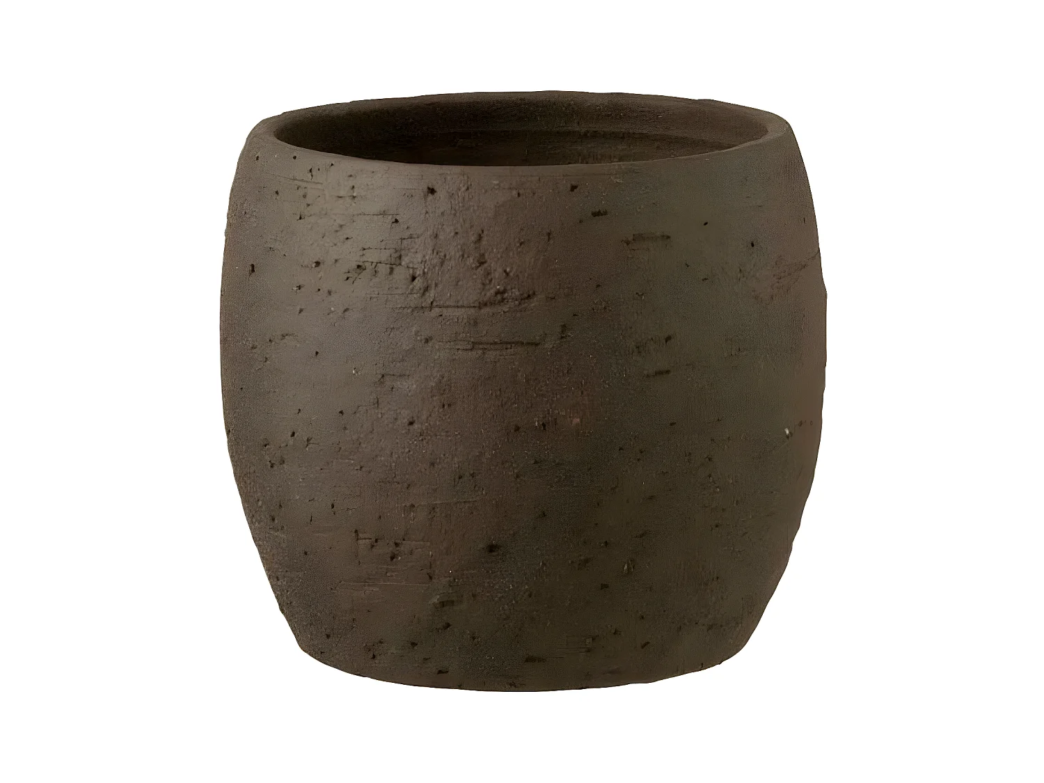 Cache-Pot en Céramique "Enya" 24cm Marron
