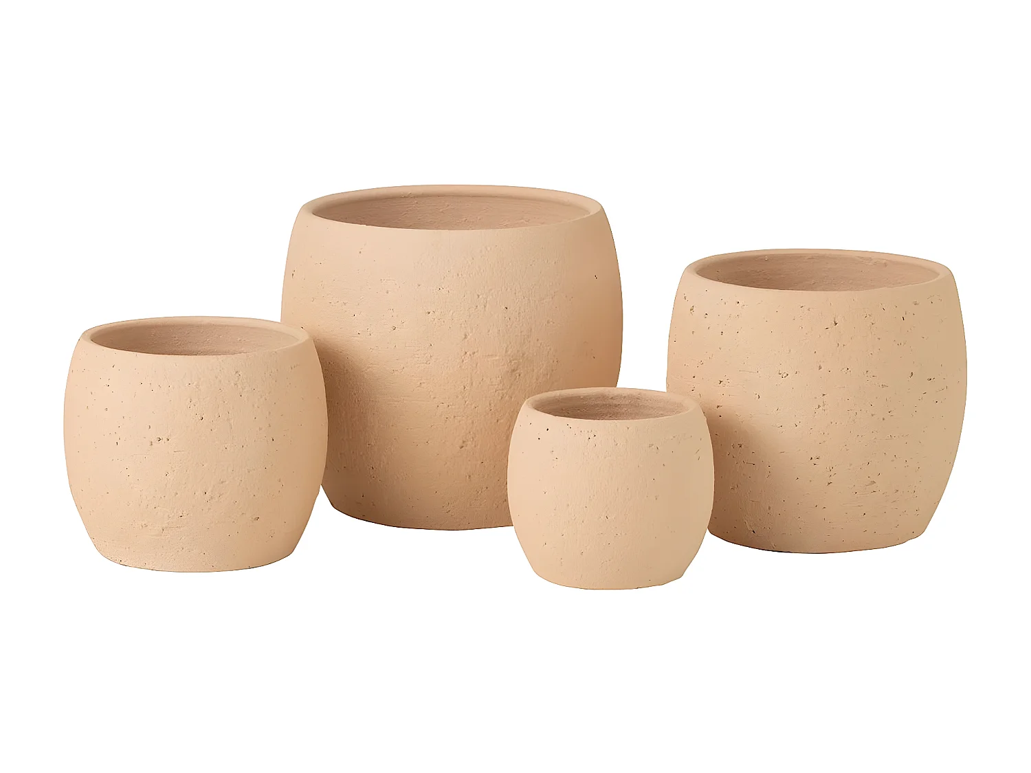 Cache-Pot en Céramique "Enya" 28cm Beige