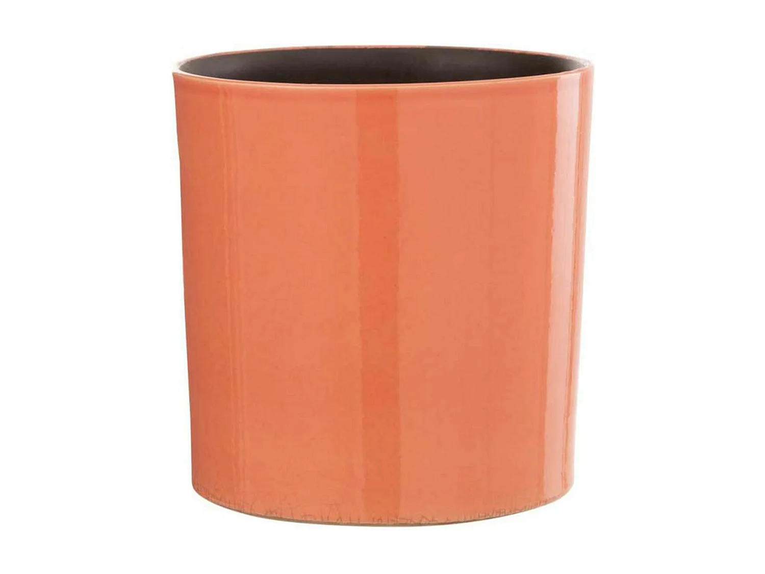 Cache-Pot en Céramique Design "Flek" 20cm Orange