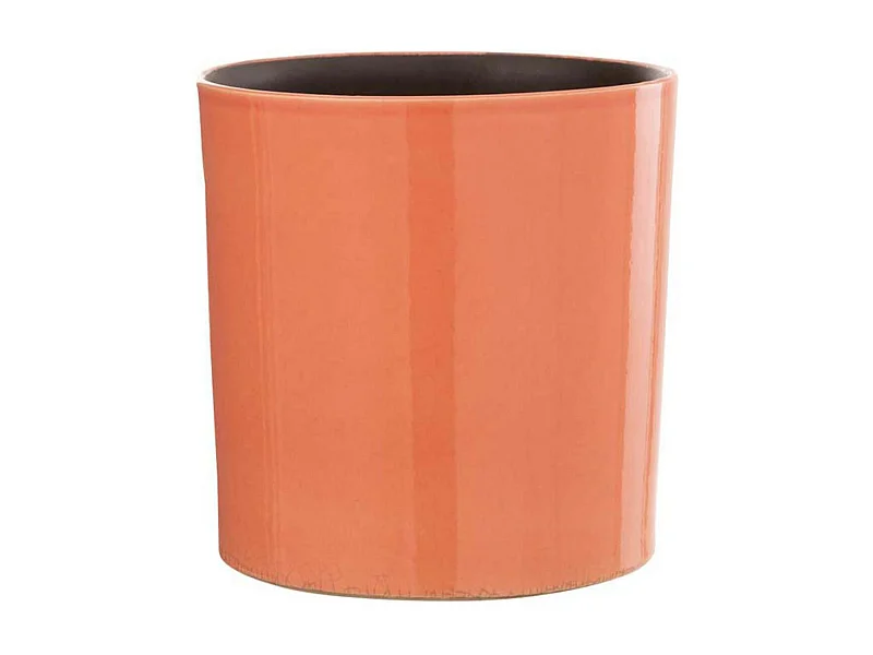 Cache-Pot en Céramique Design "Flek" 20cm Orange