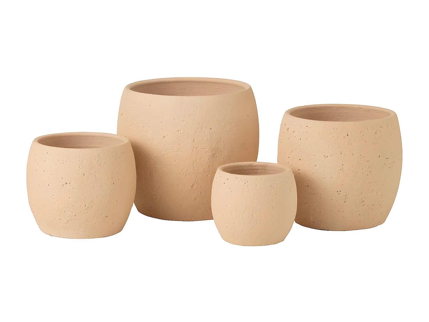 Cache-Pot en Céramique "Enya" 24cm Beige