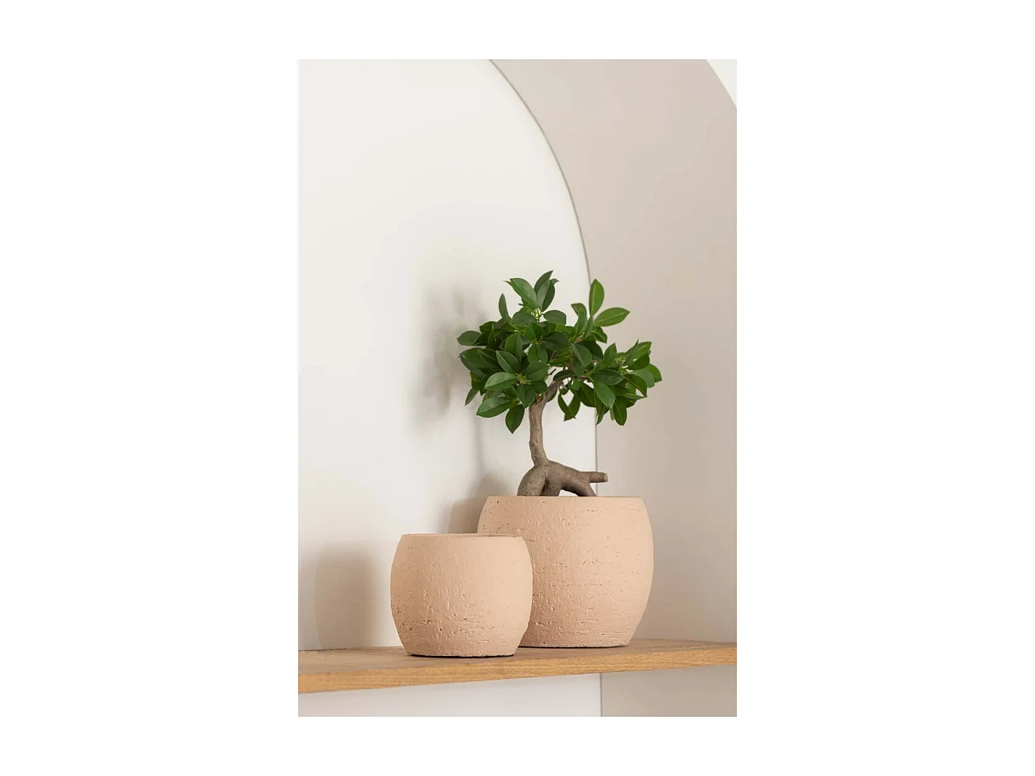 Cache-Pot en Céramique "Enya" 24cm Beige