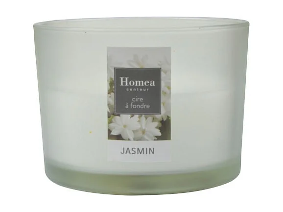 Bougie Verrine Parfumée "Essentiel II" 11cm Jasmin